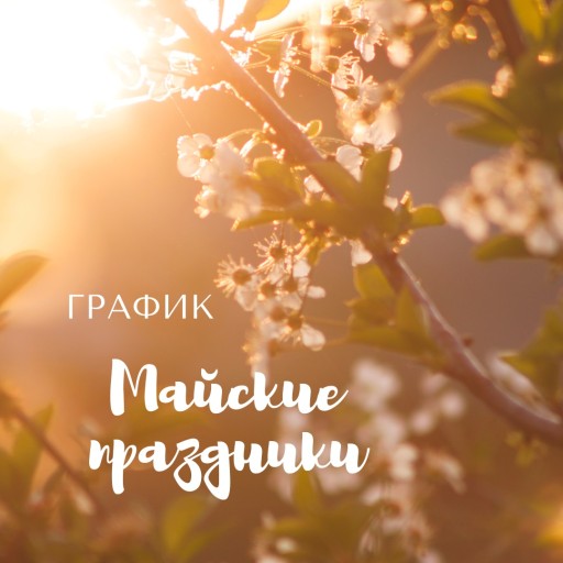 Работаем на майские! Чтобы вы успели всё