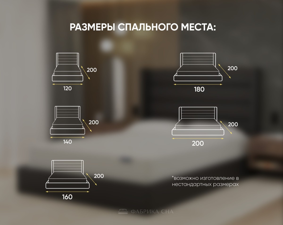 Кровать Фабрика сна Элис-2 120х200