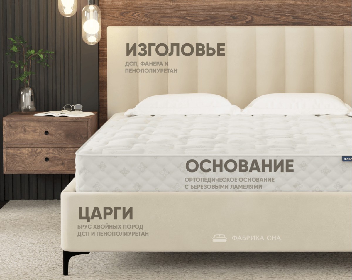 Кровать Фабрика сна Эмилия 120х200