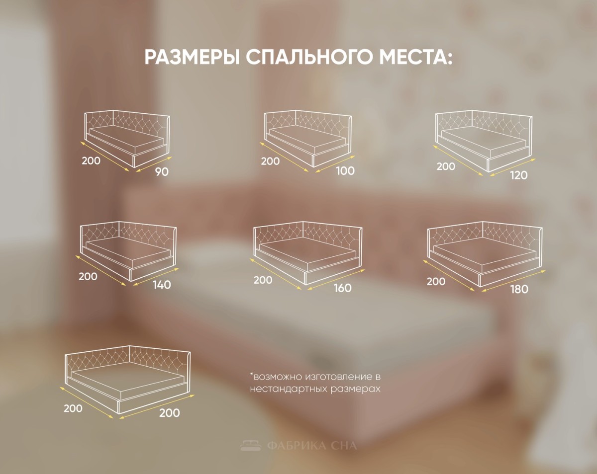 Кровать Фабрика сна Юнис 120х200