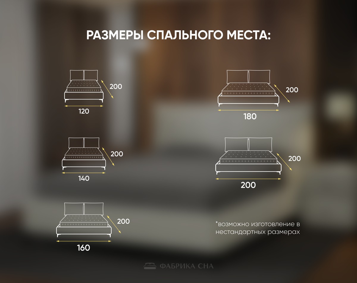 Кровать Фабрика сна Лорин 120х200